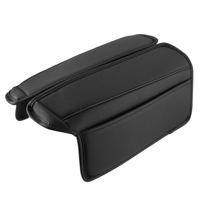 Unique Bargains Black Center Console Cover Pad Armrest Cover Pad