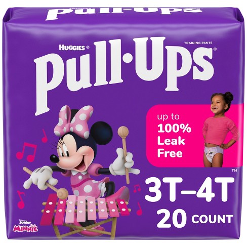  Pull-Ups New Leaf Girls' Disney Frozen Potty Training Pants, 3T-4T  (32-40 lbs), 112 Ct (4 packs of 28), Packaging May Vary : Baby
