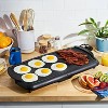 KitchenSmith 22.83" Electric Griddle Black: Ceramic Cooking Surface, 1500W, Dishwasher-Safe Parts, Includes Drip Tray - 3 of 4