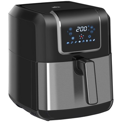 Homcom Air Fryer 1700w 6.9 Quart Air Fryers Oven With Digital