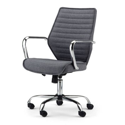 Leland Swivel Office Chair Gray - WyndenHall