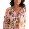 Women's Beatrice V Neck Top - Double A - 3 of 3