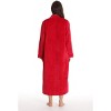 Just Love Textured Plush Zipper Lounger Robe for Women - 3 of 3