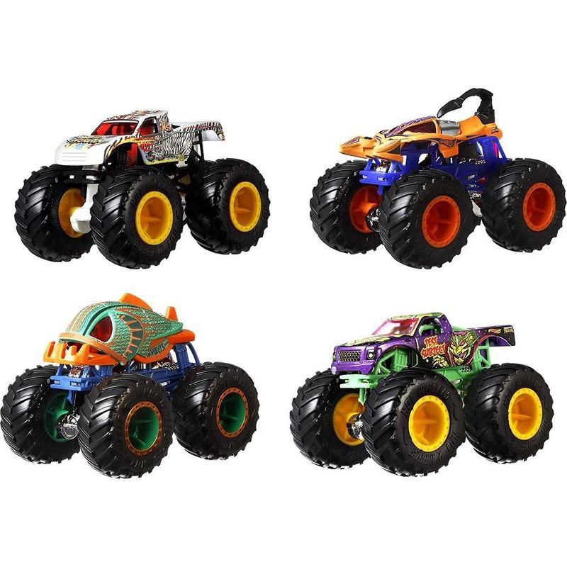 Hot Wheels Monster Trucks 1: 64 Scale 4-Truck Pack, GBP23 Styles May Vary, 2 of 7