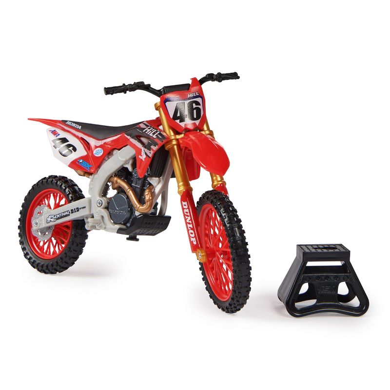 AMA Supercross Championship Justin Hill Motorcycle 1:10 Scale, 4 of 7