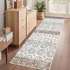 Acekool Soft High-Density Washed Back Carpet, Foldable Plush Decorative Rug with Brocade Pattern, Easy Care, for Living Room or Bedroom - 4 of 4