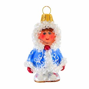 The Ornament King 3.0 Inch It's A Small World Blue Christmas Tree Ornament , Christmas Decor Winter, Snow, Child (1PC) - 1 of 4