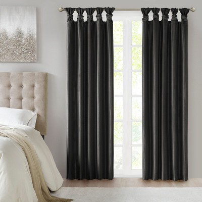 PAGED Twist Tab Lined Total Blackout Window Curtain Panel, Privacy Curtain for Bedroom & Living Room