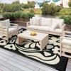 Lahome Outdoor Plastic Straw Rug-Waterproof Reversible Mat for Patio,Balcony,Deck,Backyard,Beach - 2 of 4