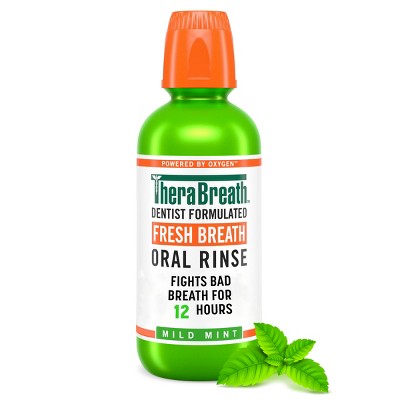 TheraBreath Fresh Breath Oral Rinse Mild Mint - 16 fl oz – Target Inventory  Checker – BrickSeek