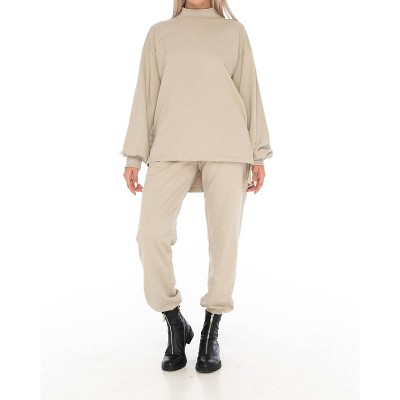 Women's Loungewear Long Pocket Sweater - SKEMO
