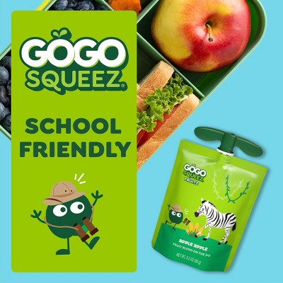 GoGo SqueeZ Fruit Discovery Safari Fruit Pouches - 64oz/20ct