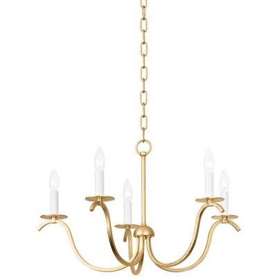 Mitzi Jaclin 5 - Light Chandelier in  Gold Leaf