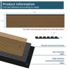 SMARTSTANDARD 105.9 in. x 20.47 in. x 0.9 in. Slat Wood Acoustic Sound Absorbing 3D Decorative Wall Paneling, 2-Pack - 3 of 4