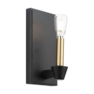 Artcraft Lighting Notting Hill 1 - Light Sconce in  Black/Brushed Brass