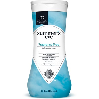 Summer&#39;s Eve Fragrance Free Cleansing Wash - 15 fl oz