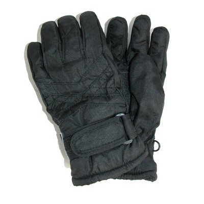 Ctm Toddlers Thinsulate Lined Water Resistant Winter Gloves, Black : Target