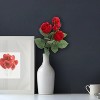Floral Home 15.4" Red Rose Spray - 24-Piece - 3 of 4