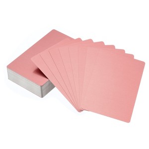 Unique Bargains Metal Blank Laser Engrave Printable DIY Name Cards 100 Pcs - 1 of 4
