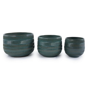 KTMBDW Plant Pots, Ceramic Planters with Drainage Holes,Nursery Planting Pot for Indoor Out Door Plants - 1 of 4