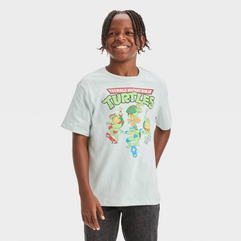 Boys' Teenage Mutant Ninja Turtles Short Sleeve Graphic T-Shirt - art  class™ Green XS