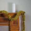 Northlight 50' x 4" Unlit Shiny Gold Foil Tinsel Christmas Garland - 3 of 3