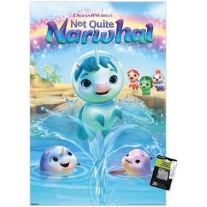 Trends International Not Quite Narwhal (2023) - Key Art Unframed Wall Poster Prints - 1 of 4