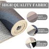 Water-Resistant Modern Area Rug, Low-Pile Non-Slip Soft Carpet for Bedroom, Dining Room, Home Office – Colorful Floral Design - 4 of 4