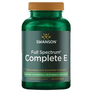 Swanson Vitamin E with Tocotrienols - Full Spectrum 120 Sgels - 1 of 4