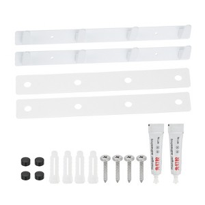 Unique Bargains Space Aluminum Waterproof Rustproof Multi-hook Coat Hooks 2 Pcs - 1 of 4