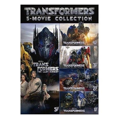 Coleção Dvd Transformers 5 Filmes Original Lacrado De Fáb