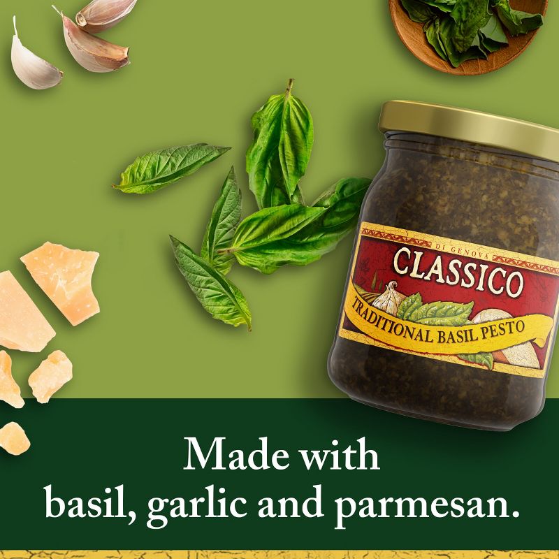 Classico Signature Recipes Traditional Basil Pesto - 8.1oz, 2 of 11