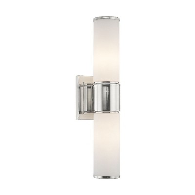 Livex Lighting Weston 2 - Light Vanity in  Polished Nickel