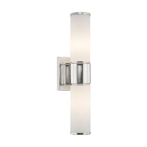 Livex Lighting Weston 2 - Light Vanity in  Polished Nickel - 1 of 4