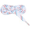 Elerevyo Polka Dots Shoe Laces Flat Shoelaces Double Color Twill Shoe Strings for Casual Sneakers 2 Pairs - 2 of 4