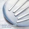 Aoibox 60-Piece Stainless Steel Silverware Set for 12, Includes Spoons, Forks, Knives, Mirror Polished Cutlery for Home, Kitchen, Dishwasher Safe - 4 of 4