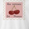 Rerun Island Men's Les Cerises France Long Sleeve Graphic Cotton Pullover Sweatshirt - 2 of 4