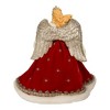 Kurt Adler 10-Inch Fabriché Regal Red Angel Treetop - 3 of 4