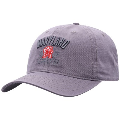 NCAA Maryland Terrapins Men's Skill Gray Garment Washed Canvas Hat