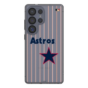 MLB Cooperstown West Teams Pinstripe Clear Cell Phone Case for Samsung Galaxy - 1 of 4