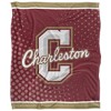 College Of Charleston Logo Dots Silky Touch Blanket White 50x60 - 2 of 4