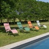 Lafuma R Clip Compact Foldable Portable Zero Gravity Relaxation Garden Patio Beach Chair Recliner with Removable Adjustable Headrest, Cerisier - 4 of 4