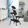 Costway Portable PU Leather Pad Travel Massage Tattoo Spa Chair w/ Carrying Bag - 4 of 4