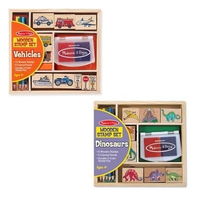 melissa and doug dinosaur stamp set