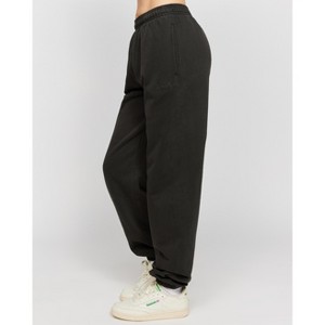 Samii Ryan | Black Stone Wash Sweatpants , Black - 1 of 1