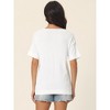 Seta T Women's Short Sleeve Summer Solid Color Basic Casual Knit T Shirts - 4 of 4