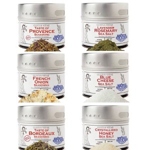 French Seasoning Gift Set - Tastes of France - Artisanal Spice Blends Six Pack | Gustus Vitae - 1 of 4
