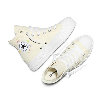 Женские кроссовки Converse Women's Platform High Top Sneakers - Cream Fruit 6.5 — фото 4