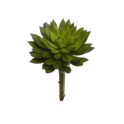 Floral Home 8" Green Succulent Lifelike Pick - 6-Piece