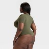 Women's Luxury Collection 4-Way Stretch Short Sleeve Bodysuit - Auden™ - 2 of 3